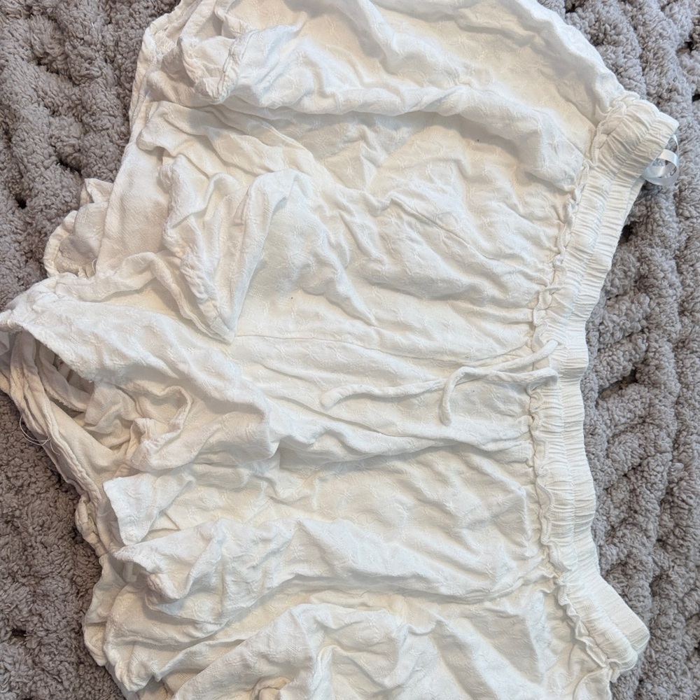 Cotton Candy Cream Shorts